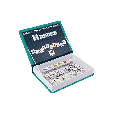 Janod English Alphabet Magneti'Book - 143 Pieces for Word Play