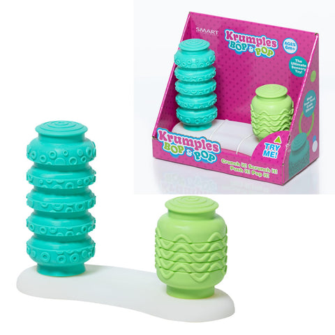 Krumples Bop & Pop - Two-Pod Food-Grade Silicone Popper