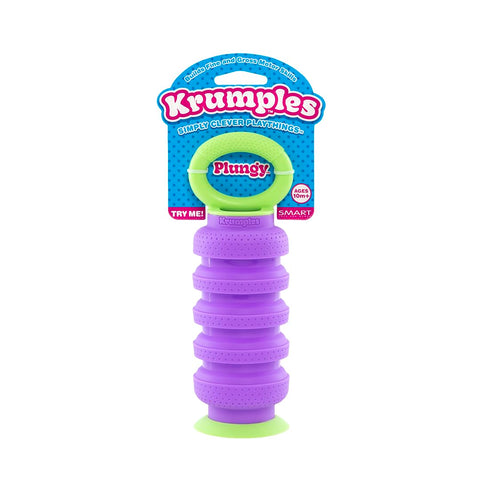 KRUMPLES Plungy Purple - Silicone Suction Sensory Fidget