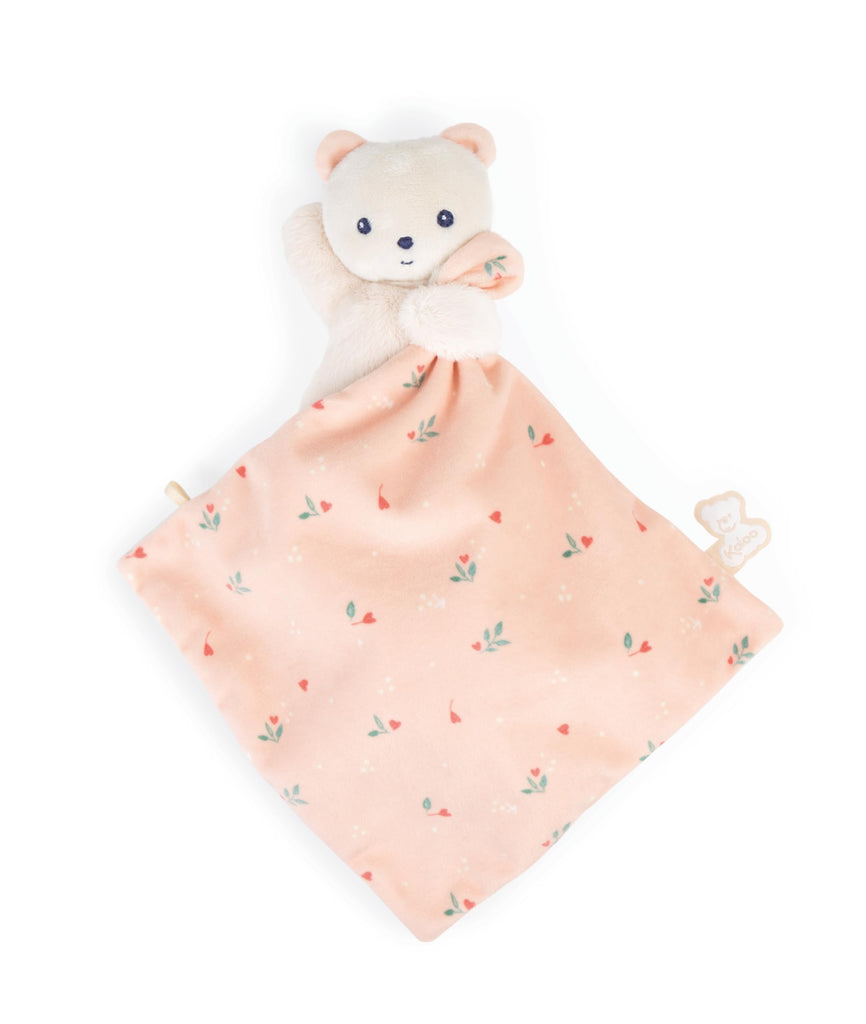 Kaloo Carré Douceur Lovey - Leaves of Love Bear Cuddler