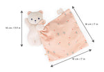 Kaloo Carré Douceur Lovey - Leaves of Love Bear Cuddler