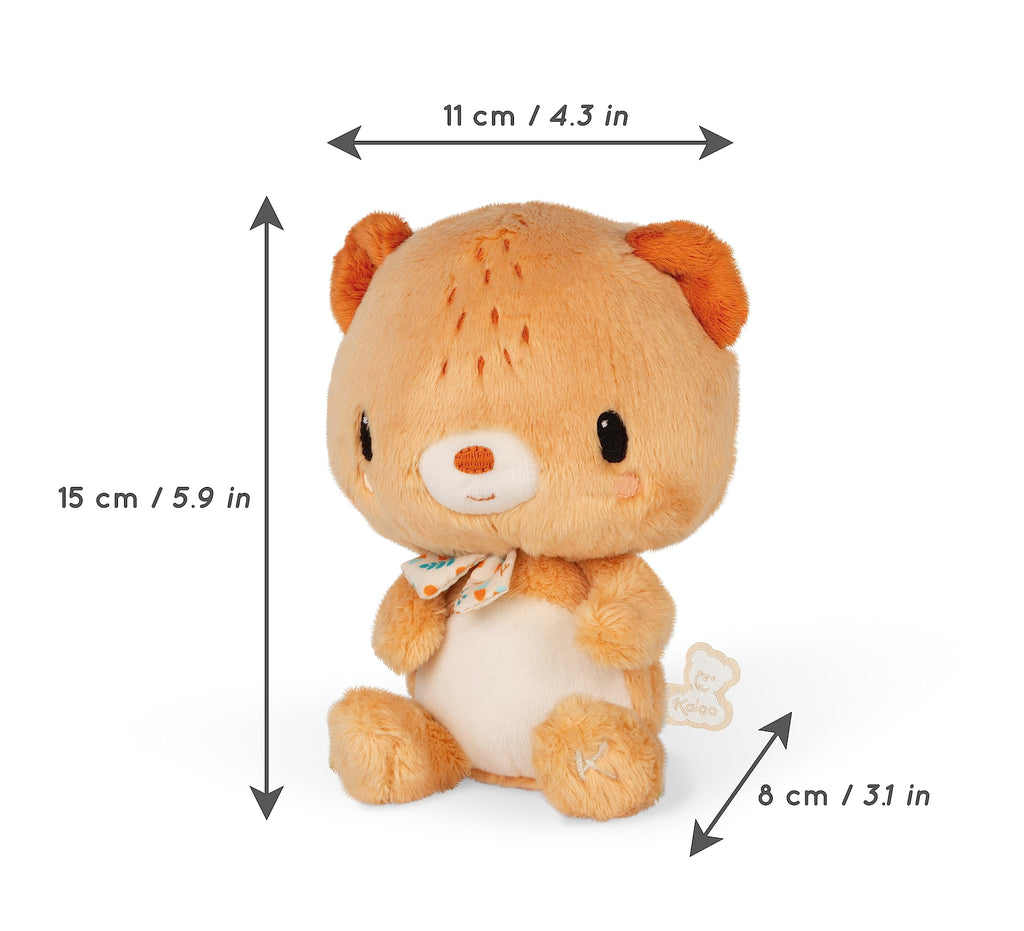 Kaloo Choo Bear Mini Soft Toy - Rattle Fun for Tiny Hands