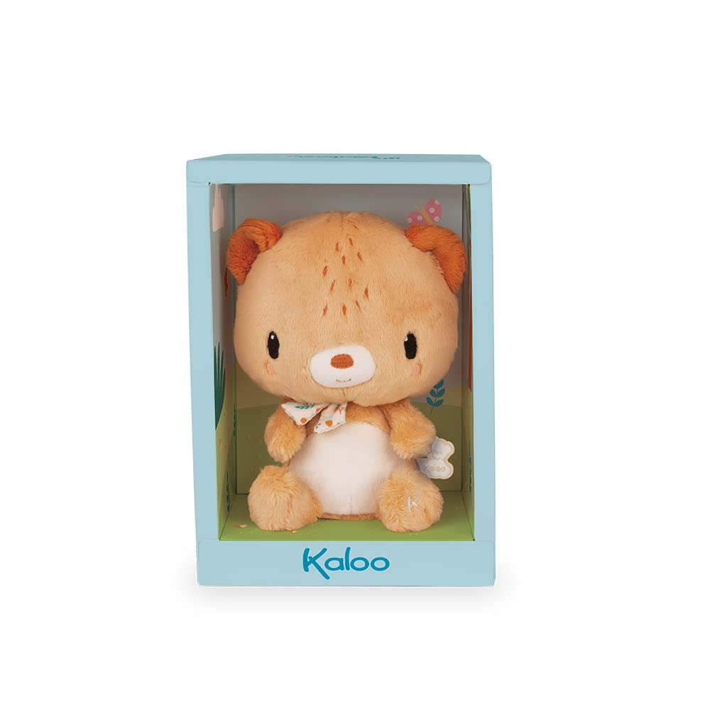 Kaloo Choo Bear Mini Soft Toy - Rattle Fun for Tiny Hands