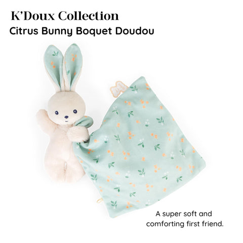 Kaloo Doudou Rabbit - Recycled Plush Lovey for Newborns