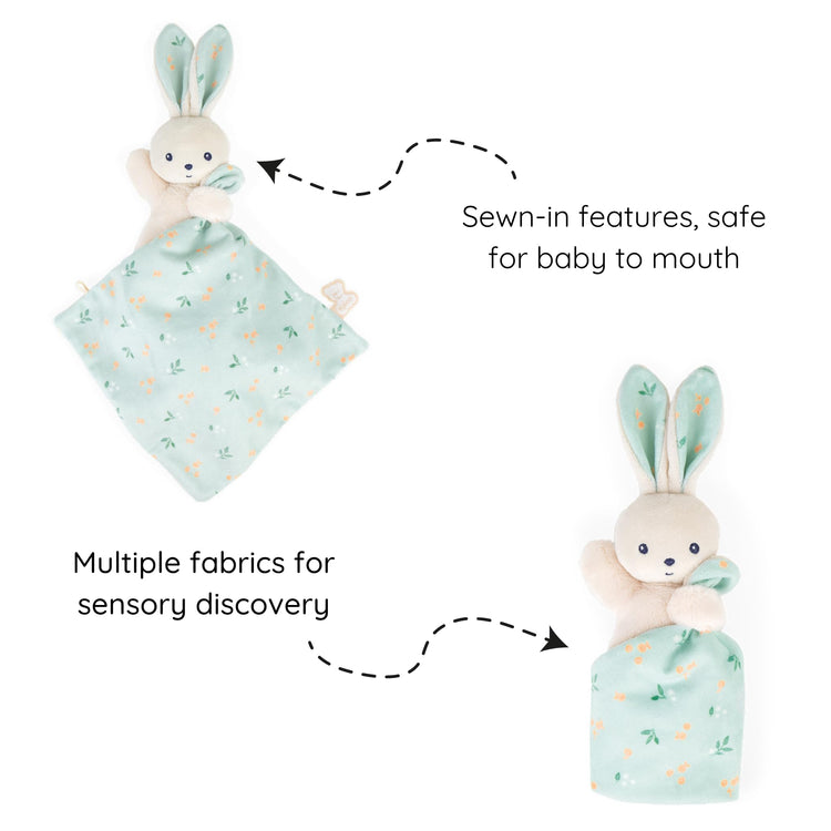 Kaloo Doudou Rabbit - Recycled Plush Lovey for Newborns