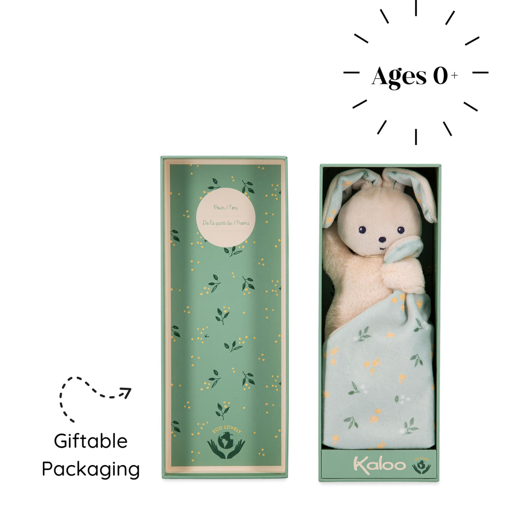 Kaloo Doudou Rabbit - Recycled Plush Lovey for Newborns