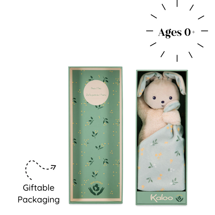 Kaloo Doudou Rabbit - Recycled Plush Lovey for Newborns