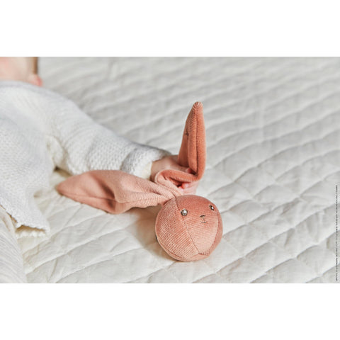 Kaloo Lapinoo Rabbit Rattle Ball - Soft Velvet with Bell