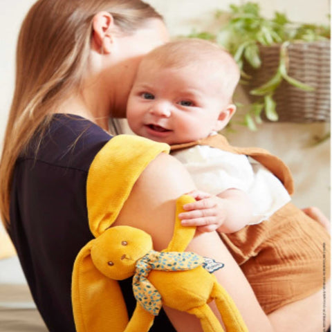 Kaloo Lapinoo Rabbit - Ochre Corduroy, Machine Washable