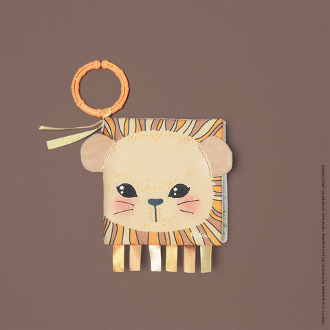 Kaloo Curious Lion Book - Soft Activity Pages for Babies