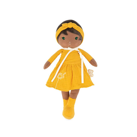 Kaloo Naomie Doll - Sunny Muslin Dress for Newborn Hugs
