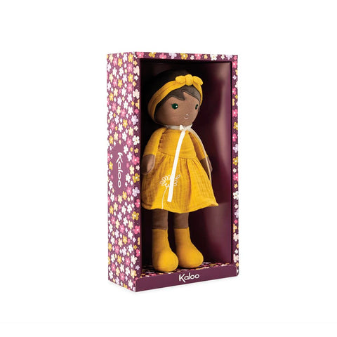 Kaloo Naomie Doll - Sunny Muslin Dress for Newborn Hugs