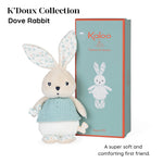 Kaloo Rabbit Dove Plush - 8.7" Soft Bunny in Gift Box Set