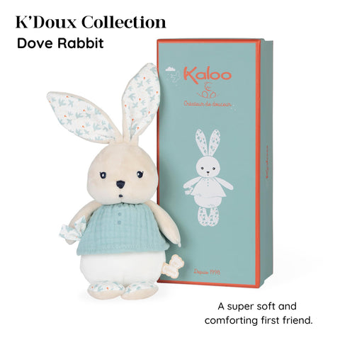 Kaloo Rabbit Dove Plush - 8.7
