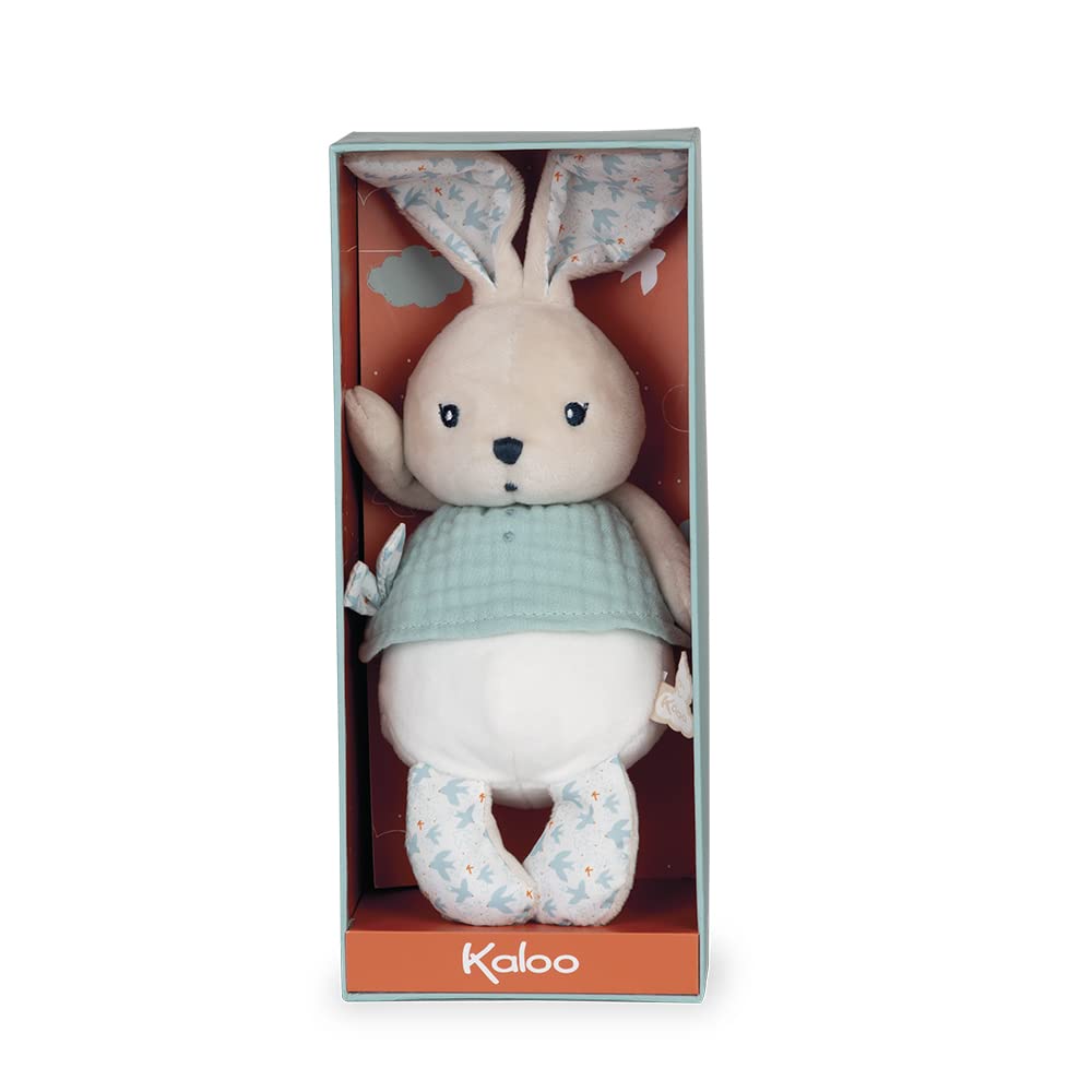 Kaloo Rabbit Dove Plush - 8.7" Soft Bunny in Gift Box Set