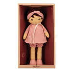 Kaloo Amandine Doll - Coral Dress and Ribbon for Big Hugs