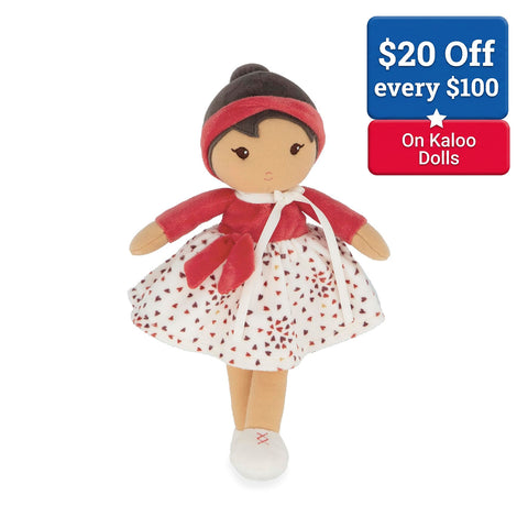 Kaloo Emilie Doll - Medium Plush with Custom Ribbon Gift
