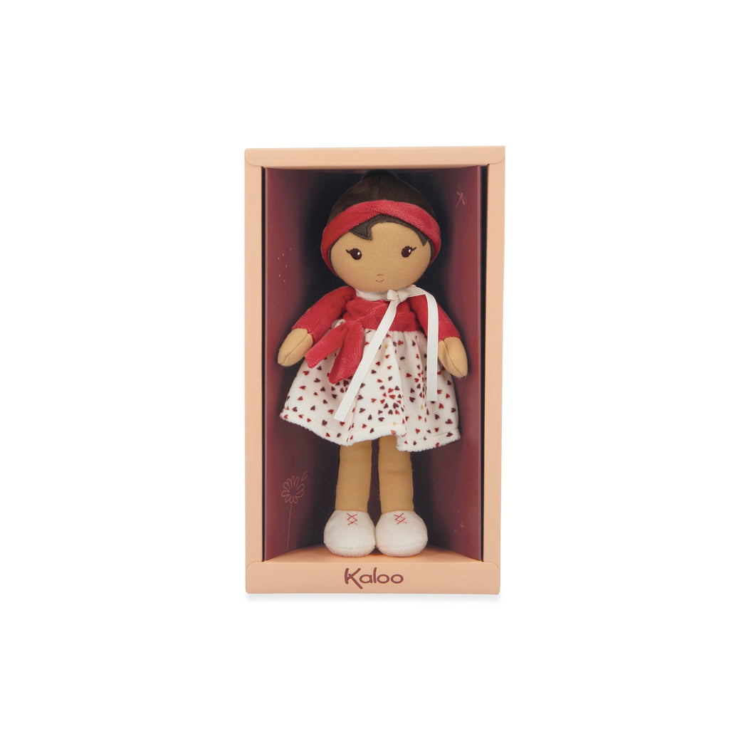 Kaloo Emilie Doll - Medium Plush with Custom Ribbon Gift