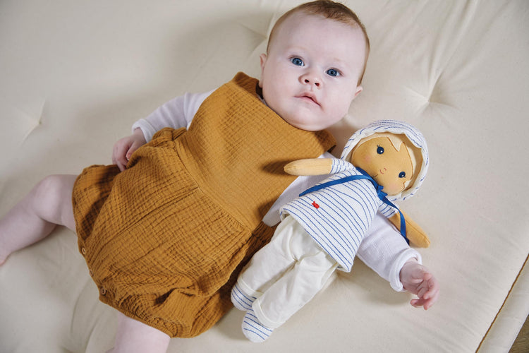 Kaloo Eli Doll - Rich Textures for Baby Cuddles from Birth