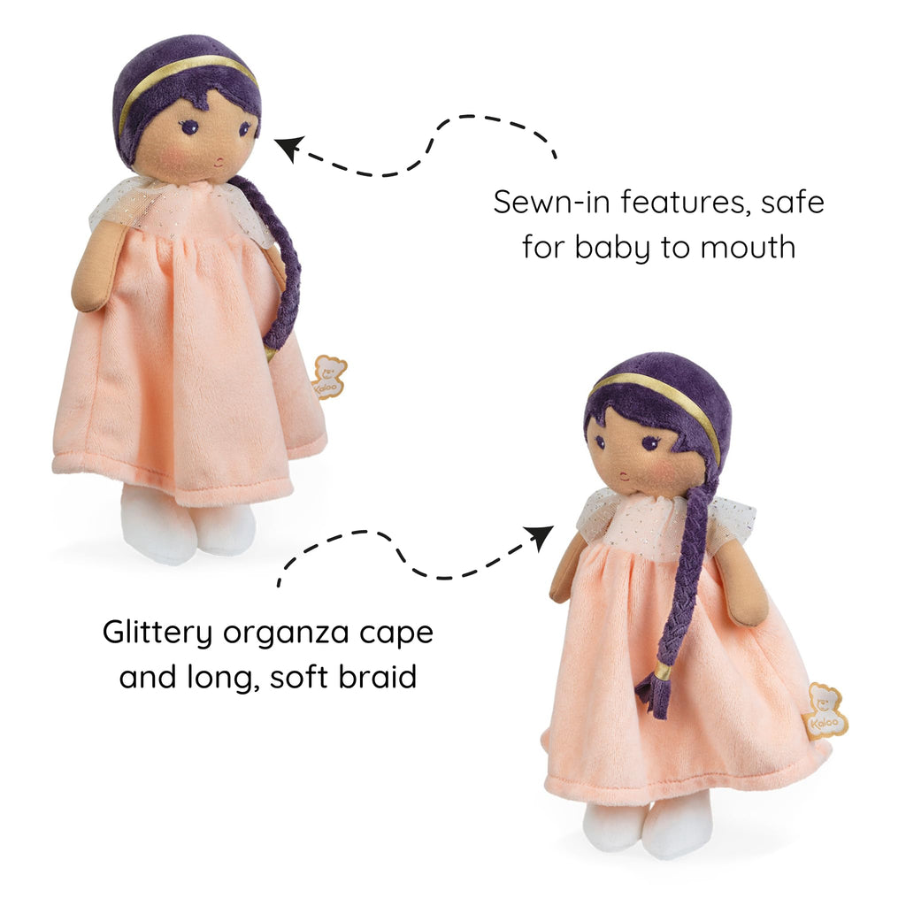 Kaloo Princess Iris Doll - Machine Washable Baby Princess