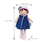 Kaloo Aurora K Fabric Doll - 12.2-Inch Safe First Friend
