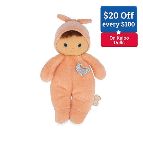 Kaloo Baby Doll - Peach Outfit for Gentle First Cuddles
