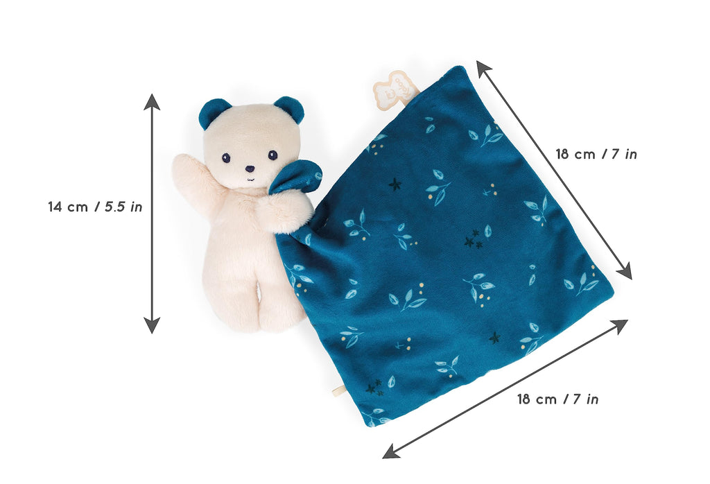 Kaloo Carré Douceur Lovey - Night Owl Bear for Sweet Dreams