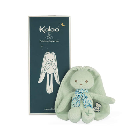 Kaloo Lapinoo Rabbit - Aqua Corduroy for Cozy First Hugs
