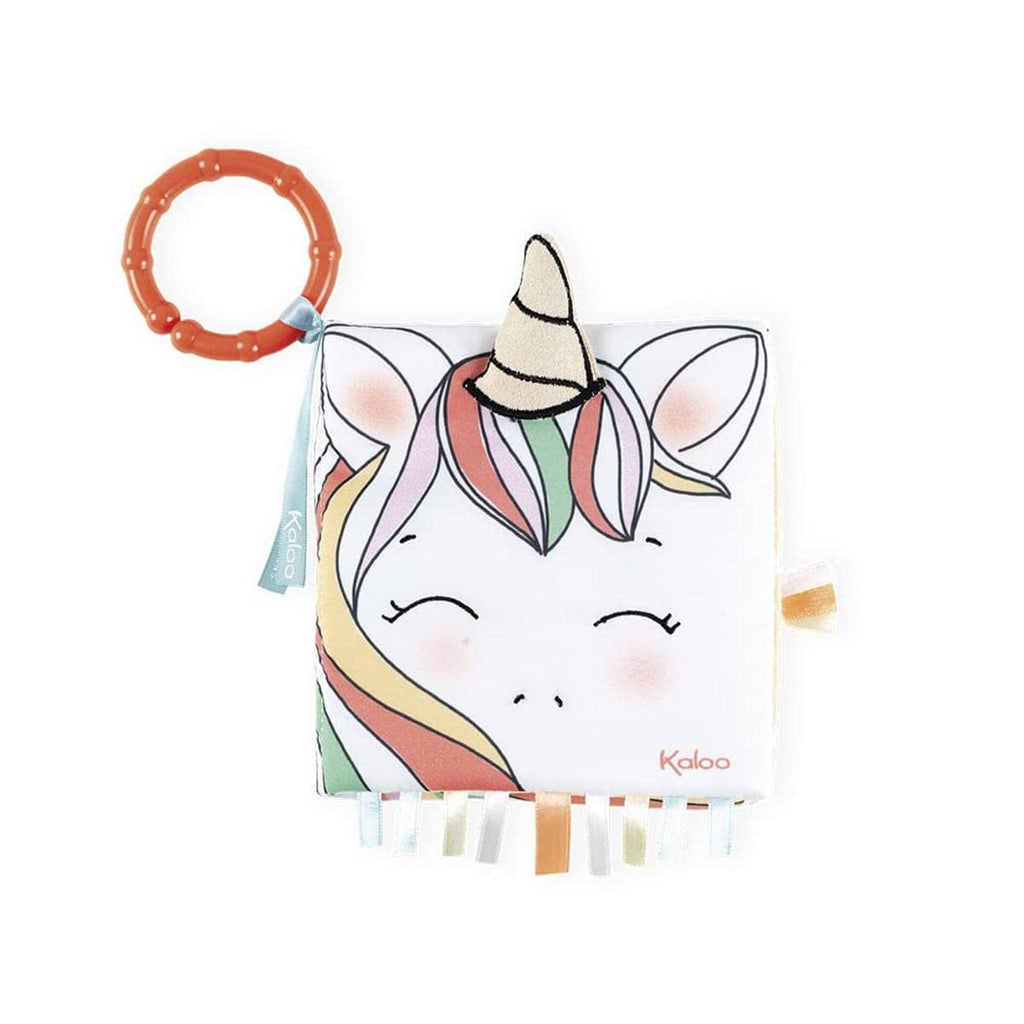 Kaloo Happy Unicorn Book - Soft Sensory Pages on Emotions