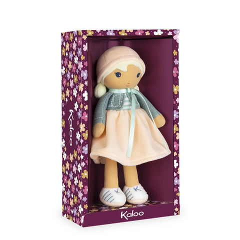 Kaloo Chloe Doll - Peach Dress and Denim Jacket for Baby
