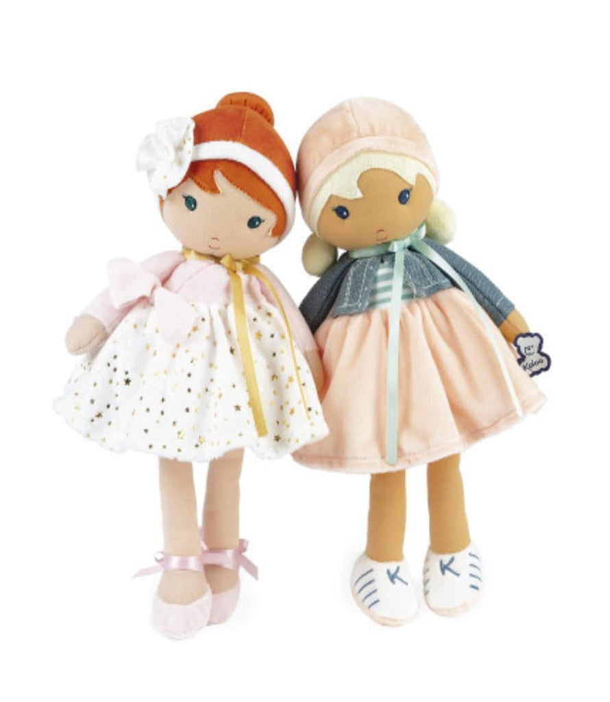 Kaloo Chloe Doll - Peach Dress and Denim Jacket for Baby