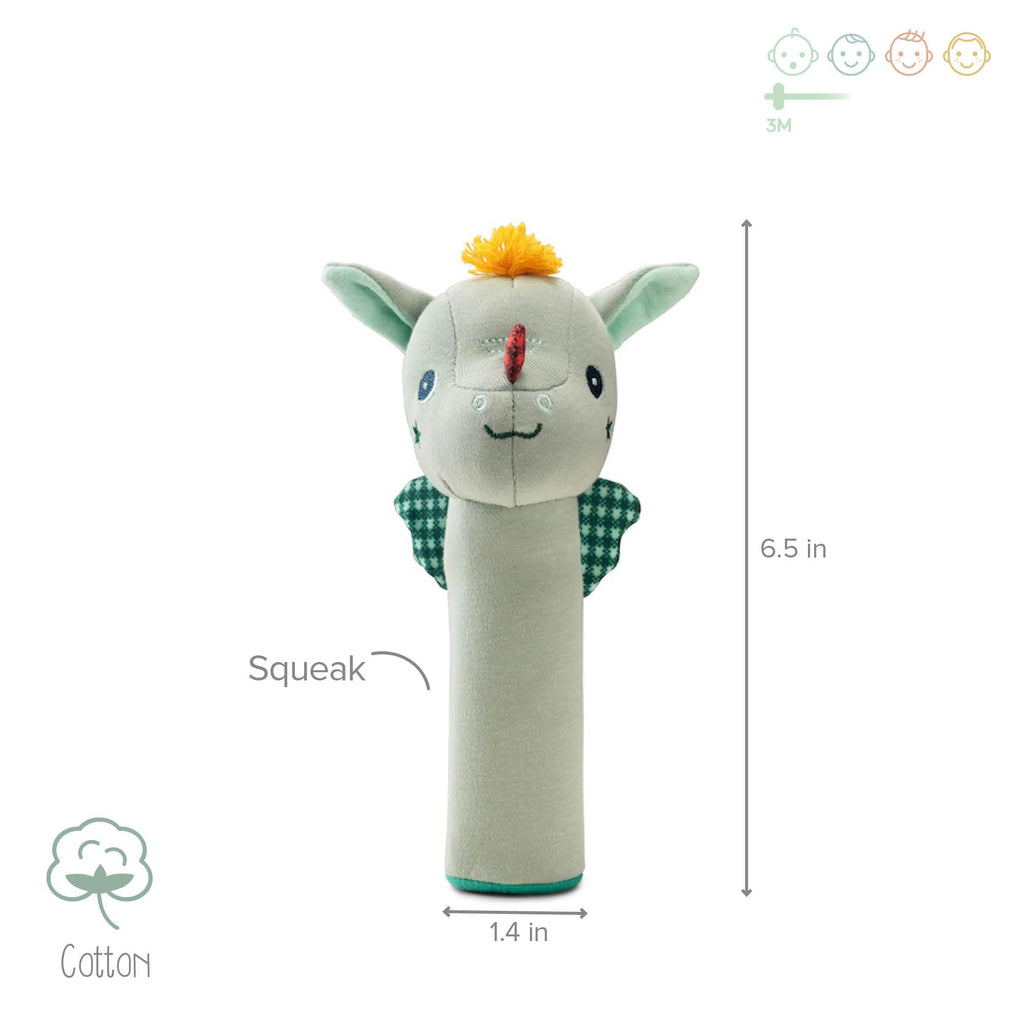 Lilliputiens Joe Rattle - Eco-Friendly Dragon for Tiny Hands