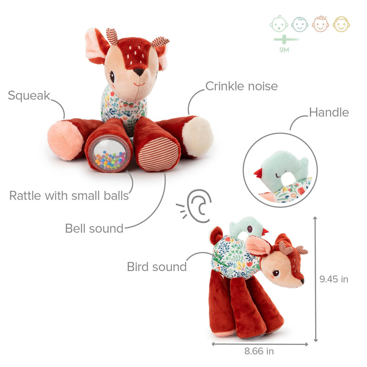 Lilliputiens Stella Plush - Galloping Sounds for Baby Play
