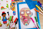 Maped Artist Board Kit - Reusable Dry-Erase Mask Designs