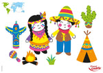Maped Artist Board Kit - Reusable Dry-Erase Mask Designs