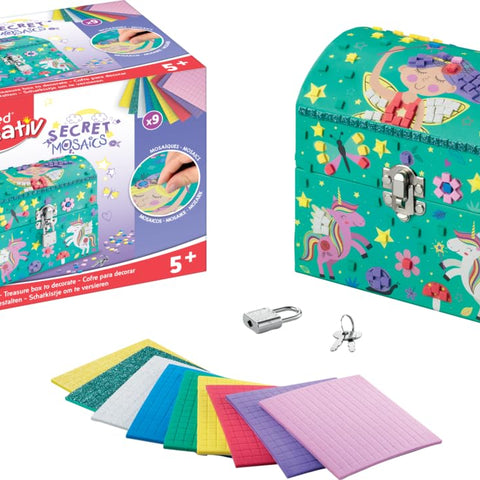 Maped Photo Mosaics - Glitter Jewelry Box Crafting Gift