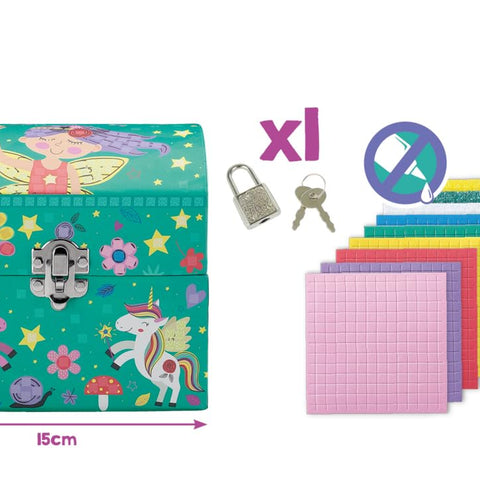 Maped Photo Mosaics - Glitter Jewelry Box Crafting Gift