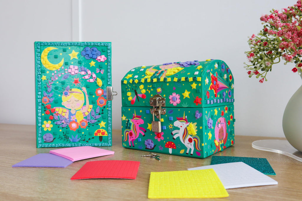 Maped Photo Mosaics - Glitter Jewelry Box Crafting Gift