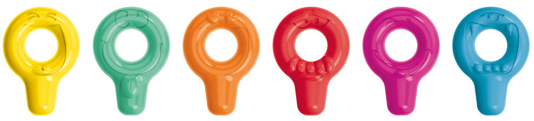 Maped Color'Peps Baby Crayons - 6 Ergonomic Wax Rings Set
