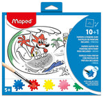 Maped Paper Painting Kit - Layered Fantasy Art for Kids