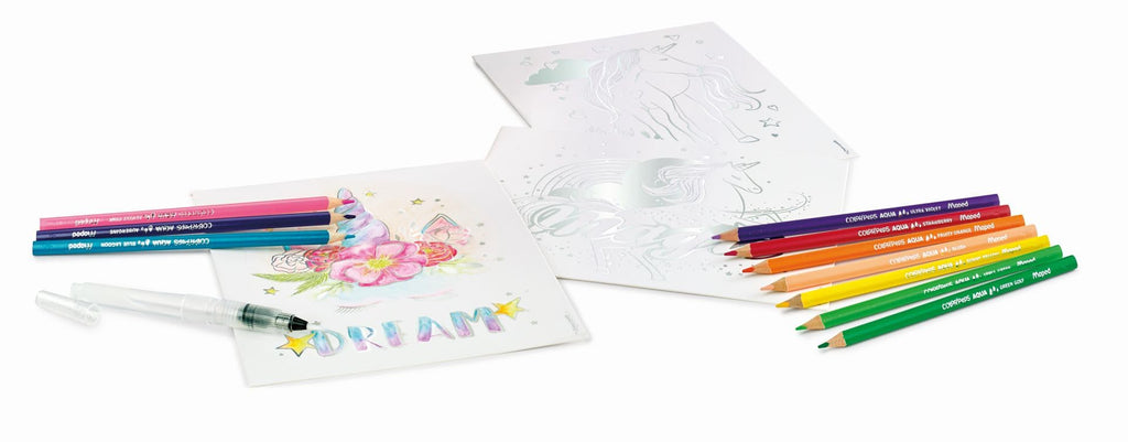 Maped Helix Activity Kit - 3 Metalized Art Sheets to Color
