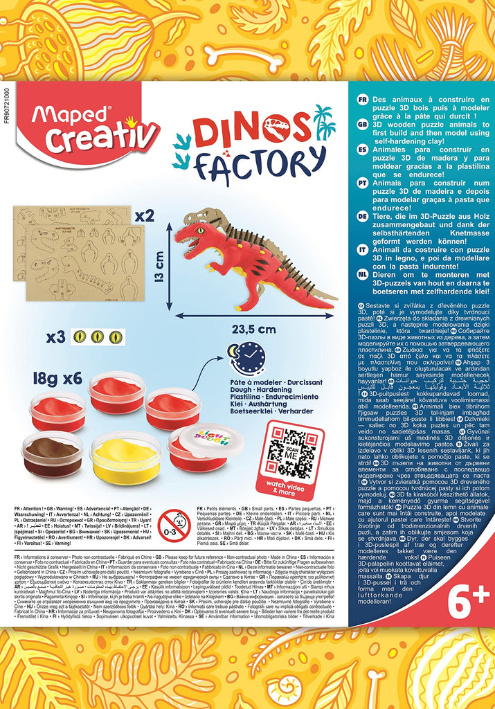Maped Helix Dough Kit - Build a No-Glue Dinosaur Skeleton