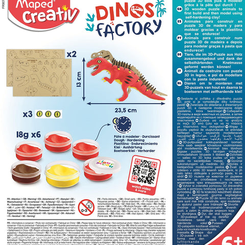 Maped Helix Dough Kit - Build a No-Glue Dinosaur Skeleton