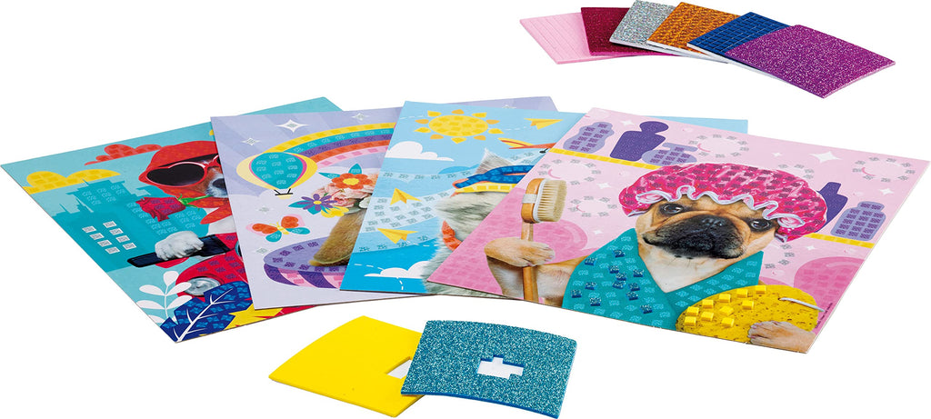 Maped Photo Mosaics - Colorful Animal Sticker Art Craft Set