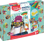 Maped Photo Mosaics - Multicolored Animal Sticker Art Set