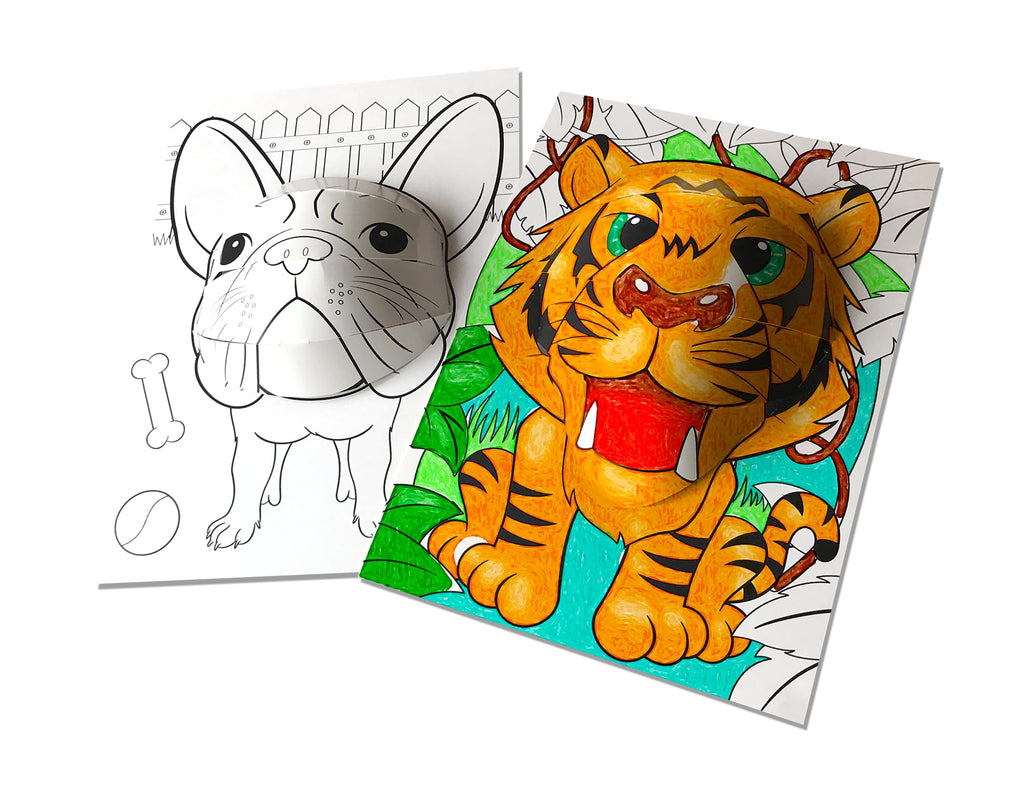 Marvin's Magic 3D Pop Posters - Create Vibrant 3D Animal Art