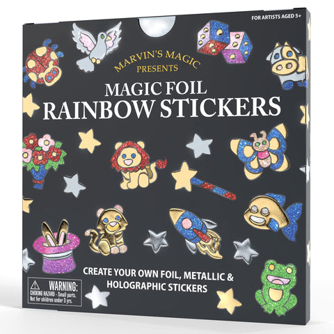 Marvin's Magic Magic Foil Rainbow Stickers Foil - 150 Stickers & More