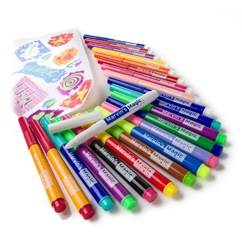 Marvin's Magic Original X 25 Marker Pens - Create 3D Lettering