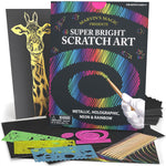 Marvin's Magic Super Bright Scratch Art - 48 Premium Scratch Boards