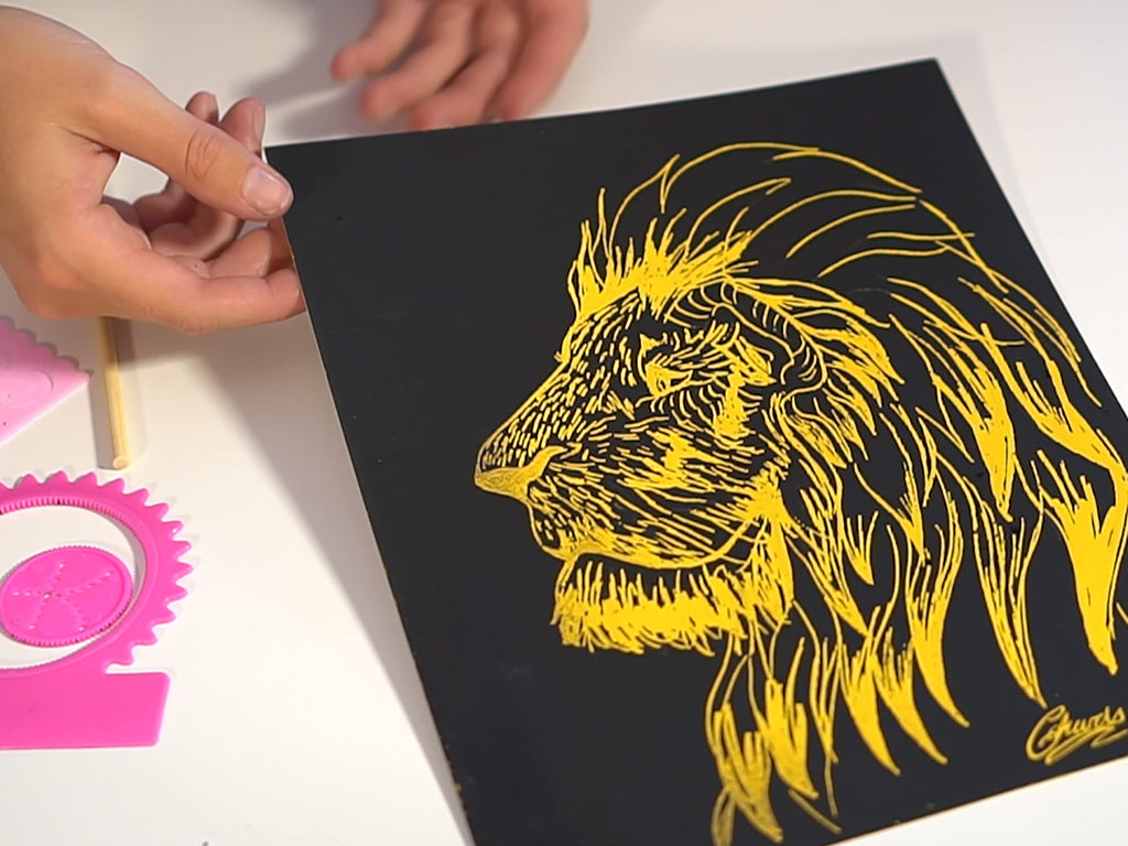 Marvin's Magic Super Bright Scratch Art - 48 Premium Scratch Boards
